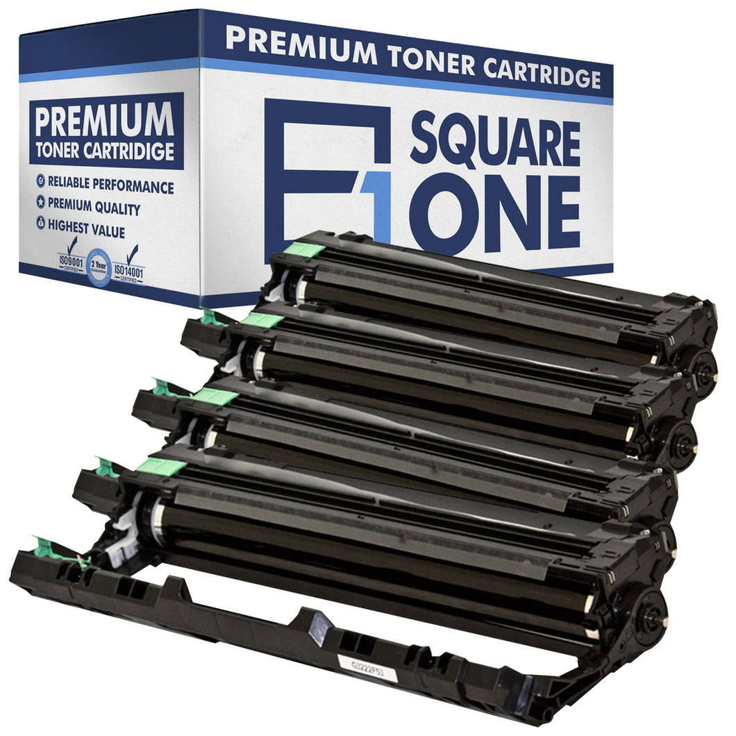 eSquareOne Compatible Drum Unit Replacement for Brother DR221CL-BK DR221CL-CN DR221CL-MA DR221CL-YW (Black, Cyan, Magenta, Yellow)