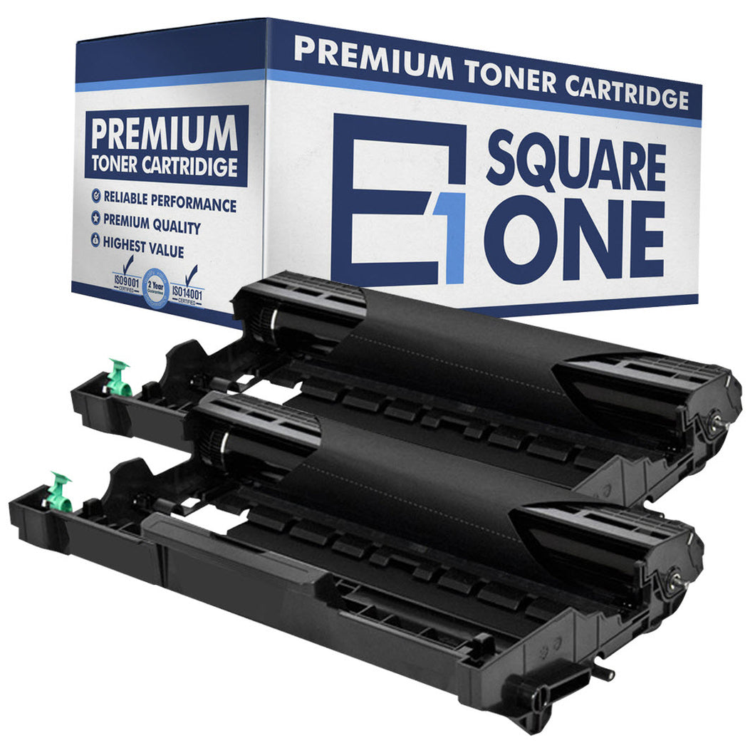 eSquareOne Compatible Drum Unit Replacement for Brother DR630 (Black, 2-Pack)