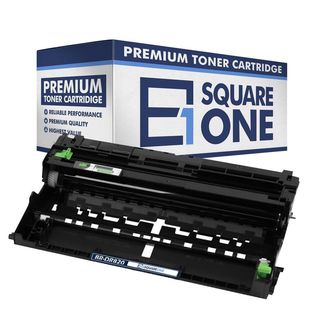 eSquareOne Compatible Drum Unit Replacement for Brother DR820 (Black, 1-Pack)