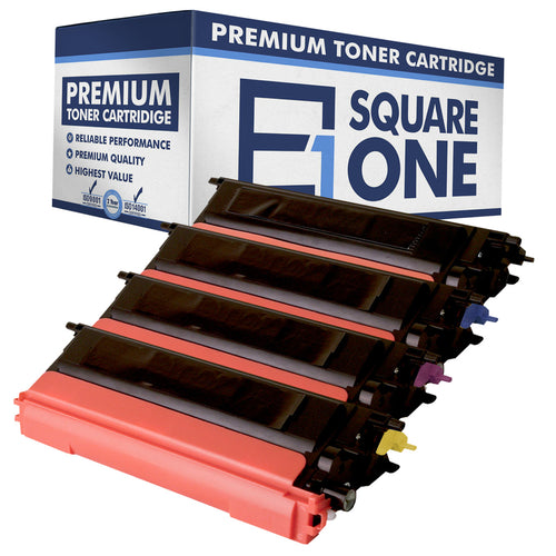 eSquareOne Compatible High Yield Toner Cartridge Replacement for TN115C TN115M TN115Y TN110C TN110M TN110Y TN110BK (Black, Cyan, Magenta, Yellow)