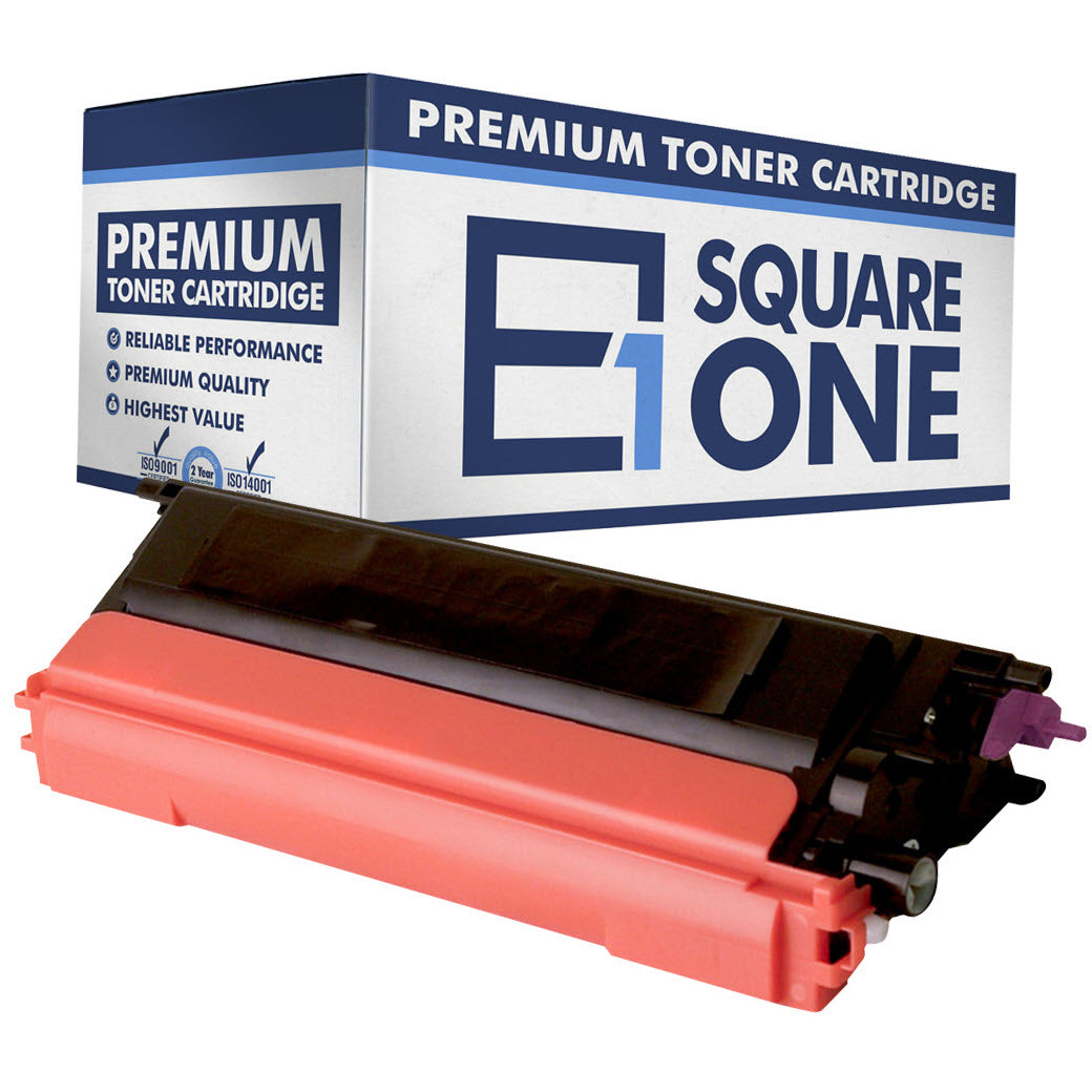 eSquareOne Compatible High Yield Toner Cartridge Replacement for TN115M TN110M (Magenta, 1-Pack)