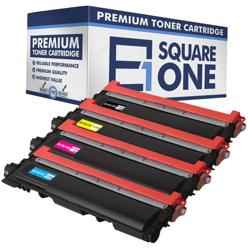 eSquareOne Compatible Toner Cartridge Replacement for TN210BK TN210C TN210M TN210Y (Black, Cyan, Magenta, Yellow)