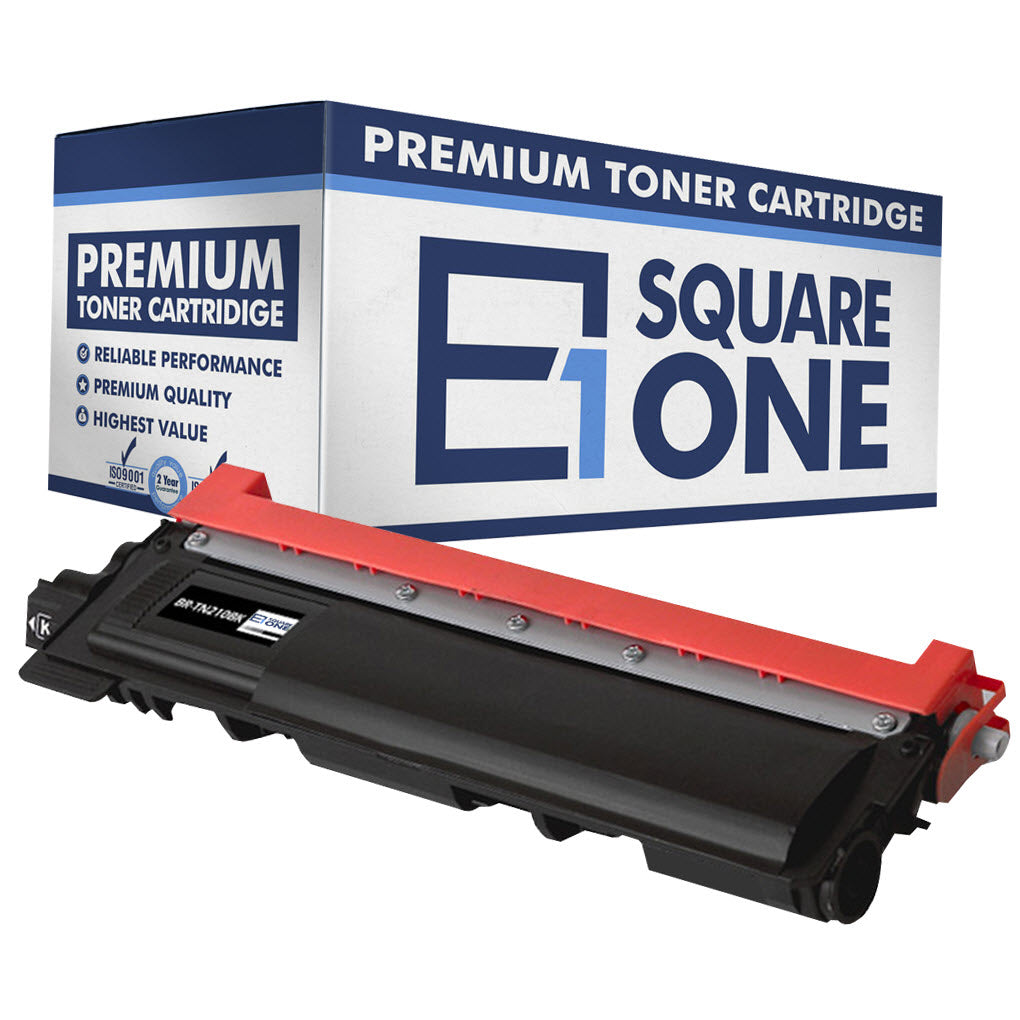 eSquareOne Compatible Toner Cartridge Replacement for TN210BK (Black, 1-Pack)