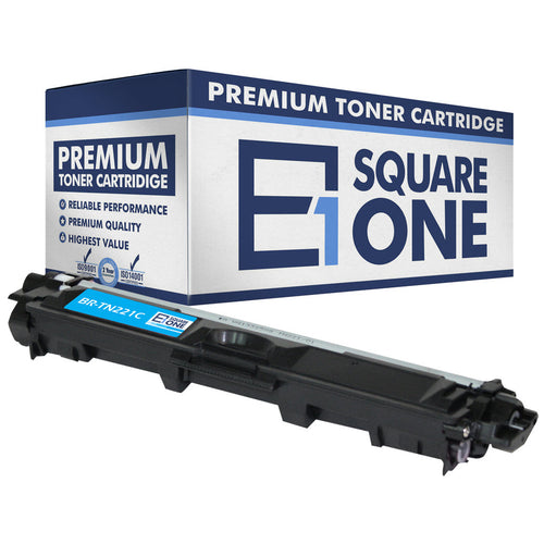 eSquareOne Compatible Toner Cartridge Replacement for Brother TN221C (Cyan, 1-Pack)