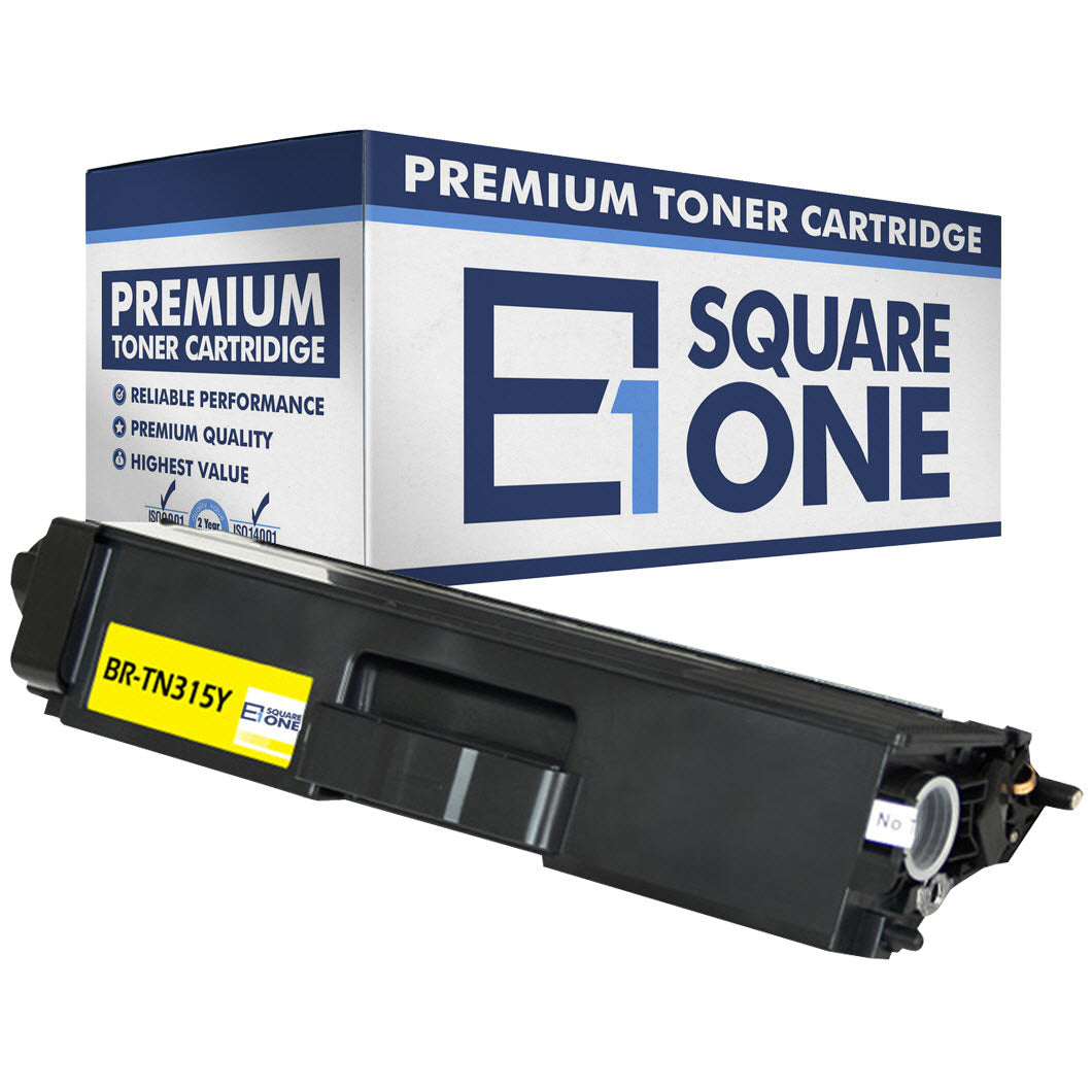 eSquareOne Compatible (High Yield) Toner Cartridge Replacement for Brother TN310Y TN315Y (Yellow, 1-Pack)
