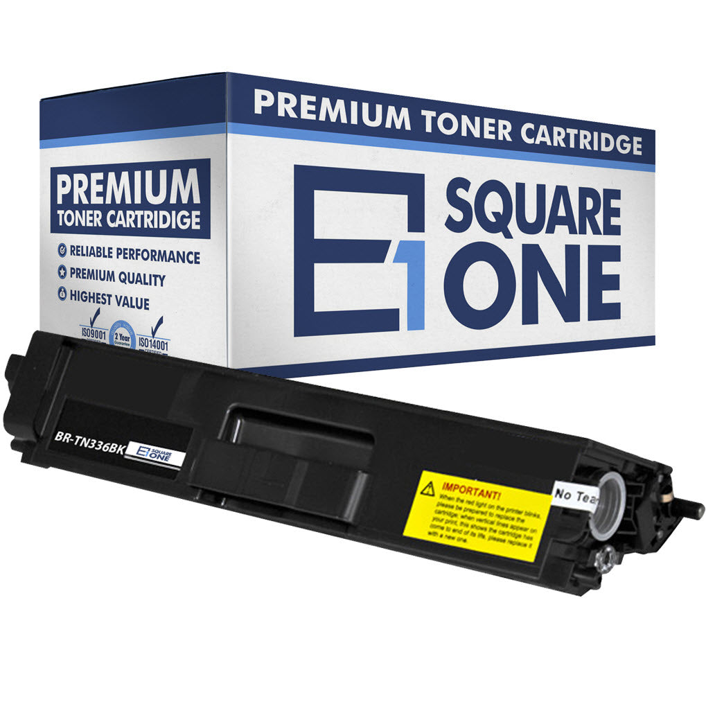 eSquareOne Compatible High Yield Toner Cartridge Replacement for Brother TN336BK TN331BK (Black, 1-Pack)