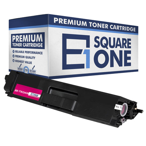 eSquareOne Compatible High Yield Toner Cartridge Replacement for Brother TN336M TN331M (Magenta, 1-Pack)