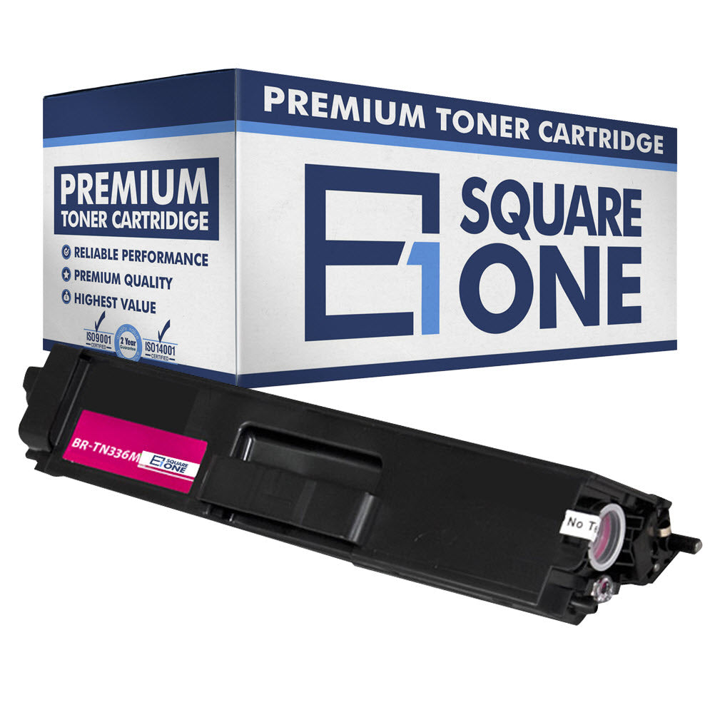 eSquareOne Compatible High Yield Toner Cartridge Replacement for Brother TN336M TN331M (Magenta, 1-Pack)