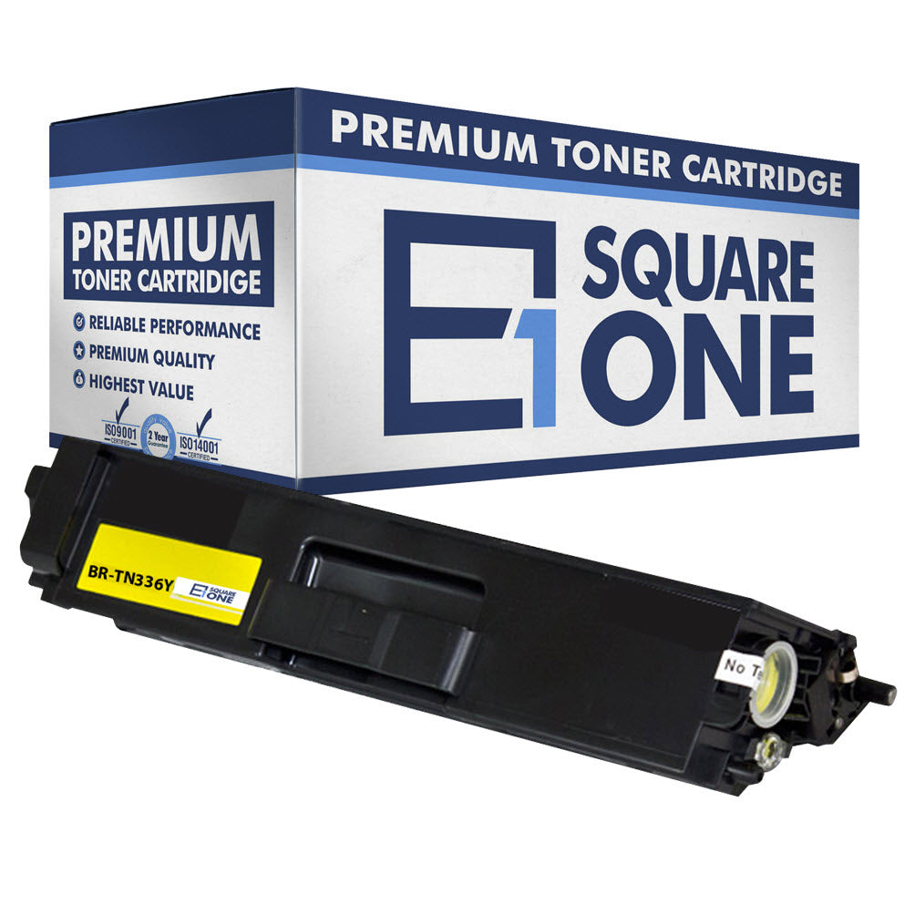 eSquareOne Compatible High Yield Toner Cartridge Replacement for Brother TN336Y TN331Y (Yellow, 1-Pack)