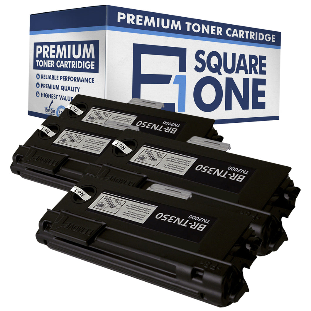 eSquareOne Compatible High Yield Toner Cartridge Replacement for Brother TN350 (Black, 4-Pack)