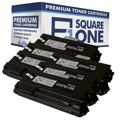 eSquareOne Compatible High Yield Toner Cartridge Replacement for Brother TN350 (Black, 6-Pack)