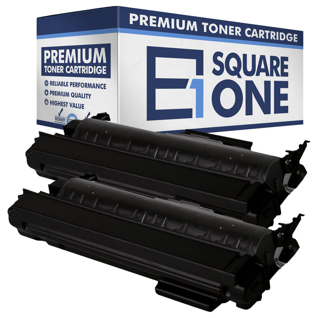 eSquareOne Compatible High Yield Toner Cartridge Replaces Brother TN360 TN330 (Black, 2-Pack)