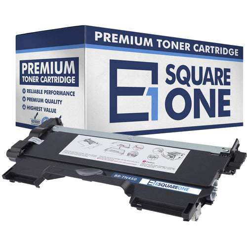 eSquareOne Compatible High Yield Toner Cartridge Replacement for Brother TN420 TN450 (Black, 1-Pack)