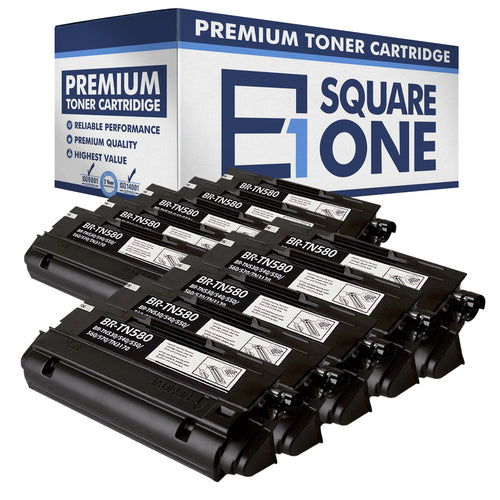 eSquareOne Compatible High Yield Toner Cartridge Replacement for Brother TN530 TN540 TN550 TN560 TN570 TN580 (Black, 10-Pack)