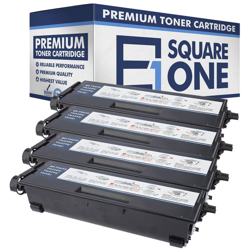 eSquareOne Compatible High Yield Toner Cartridge Replacement for Brother TN650 TN620 (Black, 4-Pack)