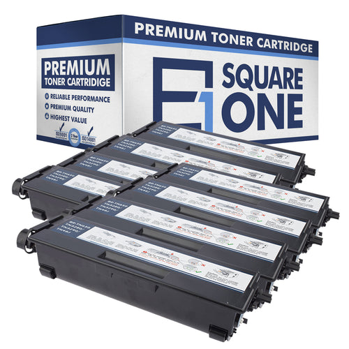 eSquareOne Compatible High Yield Toner Cartridge Replacement for Brother TN650 TN620 (Black, 8-Pack)