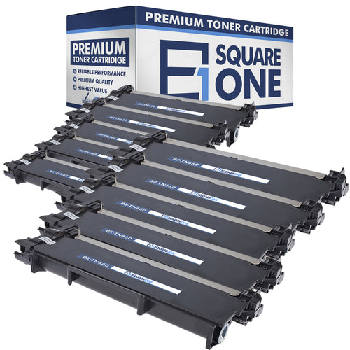 eSquareOne Compatible High Yield Toner Cartridge Replacement for Brother TN660 TN630 (Black, 10-Pack)