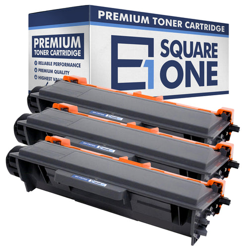 eSquareOne Compatible High Yield Toner Cartridge Replacement for Brother TN750 TN720 (Black, 3-Pack)