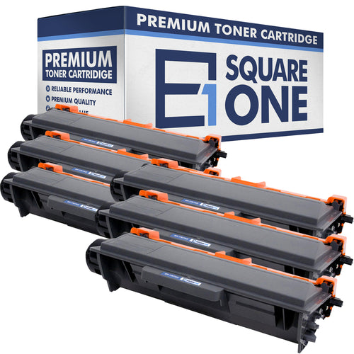 eSquareOne Compatible High Yield Toner Cartridge Replacement for Brother TN750 TN720 (Black, 6-Pack)