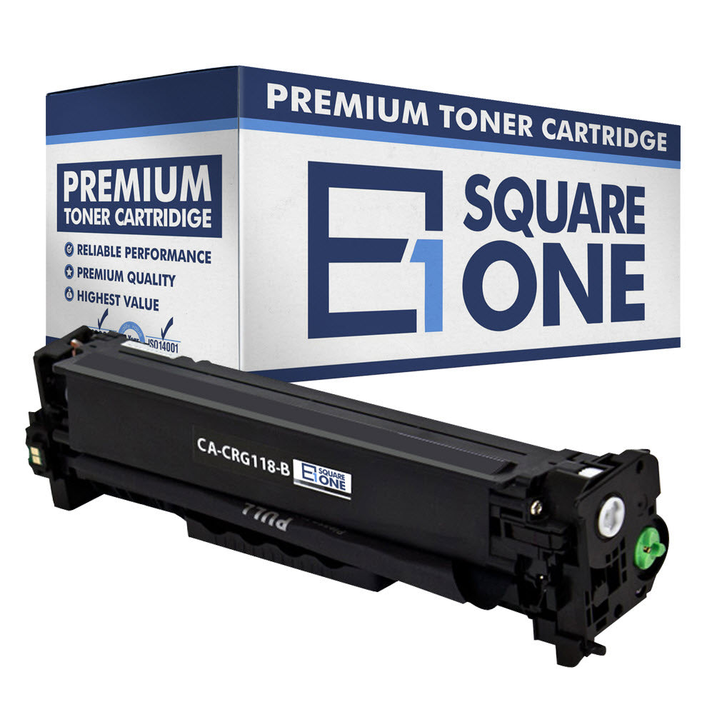 eSquareOne Compatible Toner Cartridge Replacement for Canon 118 (CRG-118) 2662B001AA (Black, 1-Pack)