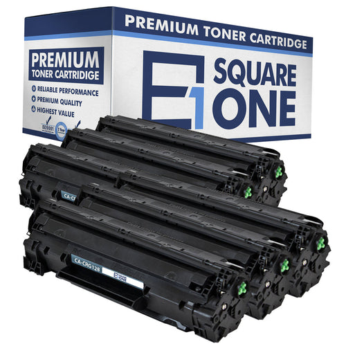 eSquareOne Compatible Toner Cartridge Replacement for Canon 128 3500B001AA (Black, 6-Pack)