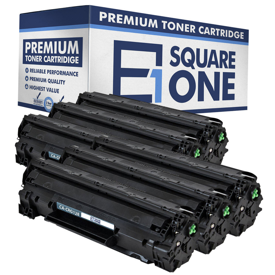 eSquareOne Compatible Toner Cartridge Replacement for Canon 128 3500B001AA (Black, 6-Pack)