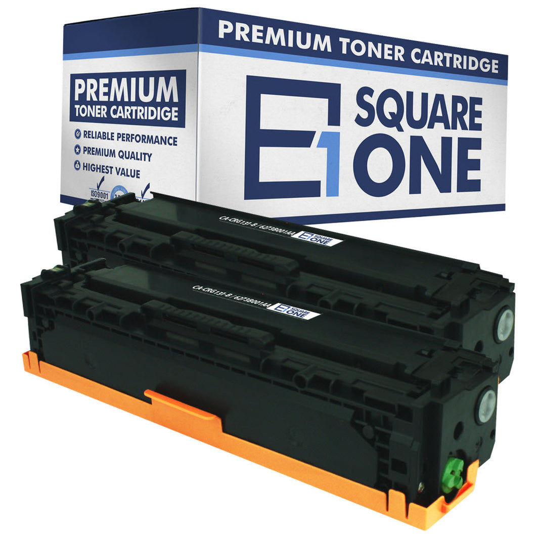 eSquareOne Compatible High Yield Toner Cartridge Replacement for Canon 131H 6273B001AA (Black, 2-Pack)
