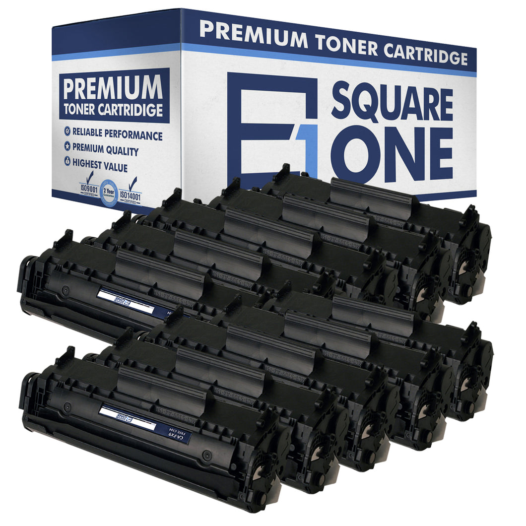 eSquareOne Compatible Toner Cartridge Replacement for Canon 104 FX9 FX10 (Black, 10-Pack)
