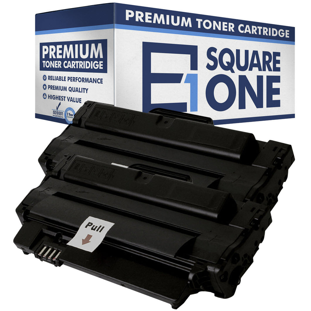 eSquareOne Compatible High Yield Toner Cartridge Replacement for DELL 2MMJP 330-9523 | 7H53W 593-10961 (Black, 2-Pack)