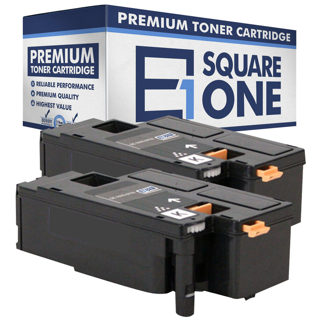 eSquareOne Compatible (High Yield) Toner Cartridge Replacement for DELL 331-0778 (Black, 2-Pack)