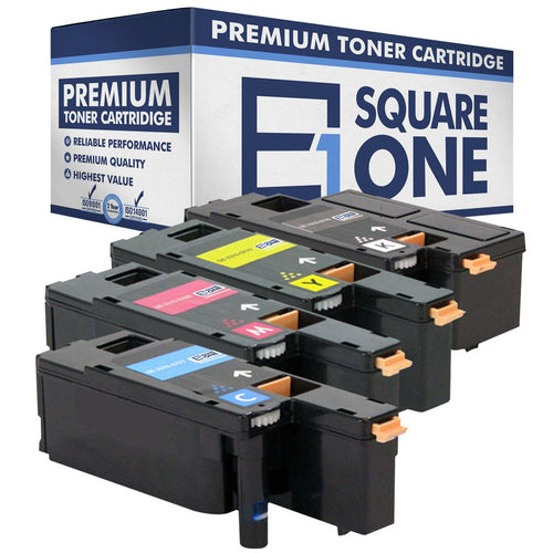 eSquareOne Compatible (High Yield) Toner Cartridge Replacement for DELL 331-0778 331-0777 331-0780 331-0779 (Black, Cyan, Magenta, Yellow)