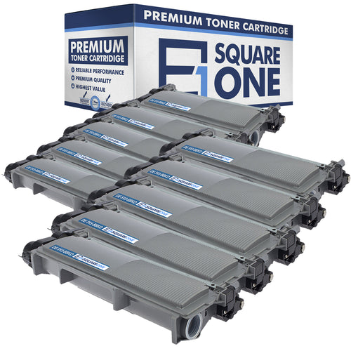 eSquareOne Compatible High Yield Toner Cartridge Replacement for DELL 593-BBKD PVTHG 593-BBKC 2RMPM (Black, 10-Pack)