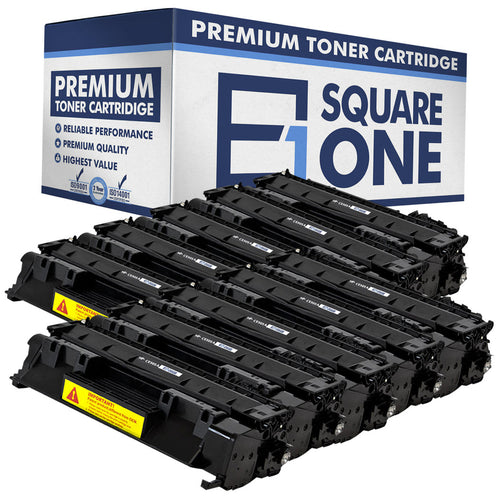 eSquareOne Compatible Toner Cartridge Replacement for HP 05A CE505A (Black, 10-Pack)