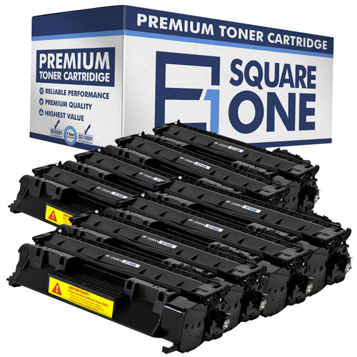 eSquareOne Compatible Toner Cartridge Replacement for HP 05A CE505A (Black, 8-Pack)