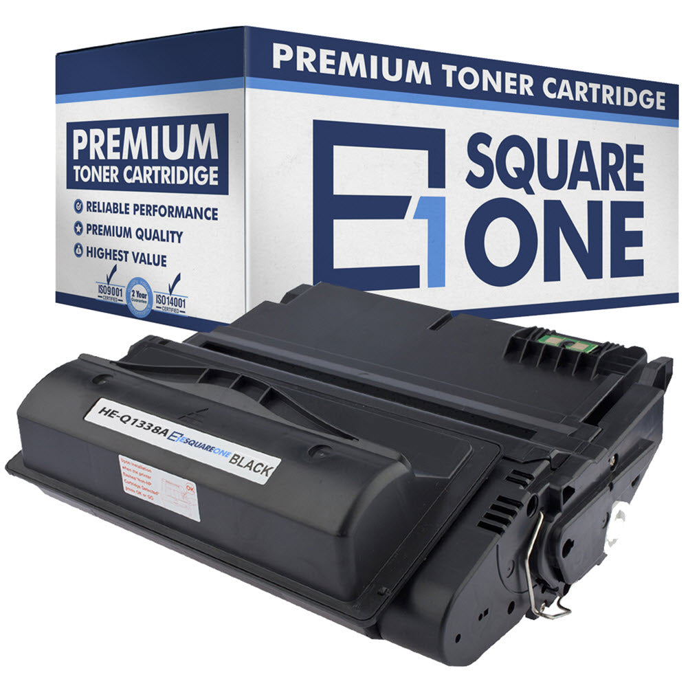 eSquareOne Compatible Toner Cartridge Replacement for HP 38A Q1338A | 42A Q5942A (Black, 1-Pack)