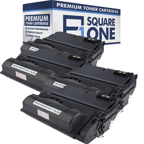 eSquareOne Compatible Toner Cartridge Replacement for HP 38A Q1338A | 42A Q5942A (Black, 4-Pack)