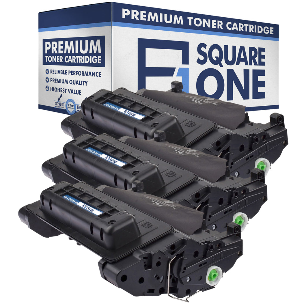 eSquareOne Compatible Toner Cartridge Replacement for HP 64A CC364A (Black, 3-Pack)
