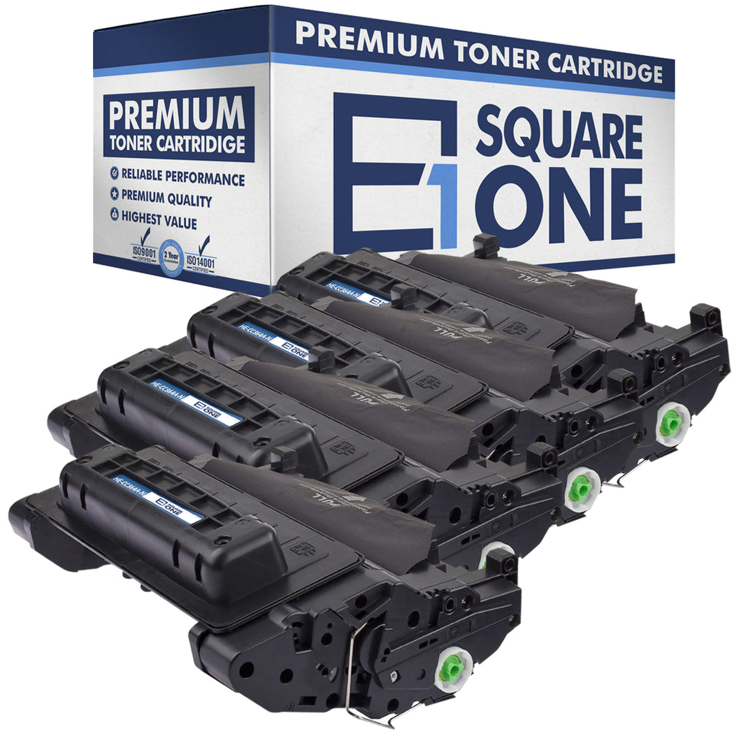 eSquareOne Compatible Toner Cartridge Replacement for HP 64A CC364A (Black, 4-Pack)