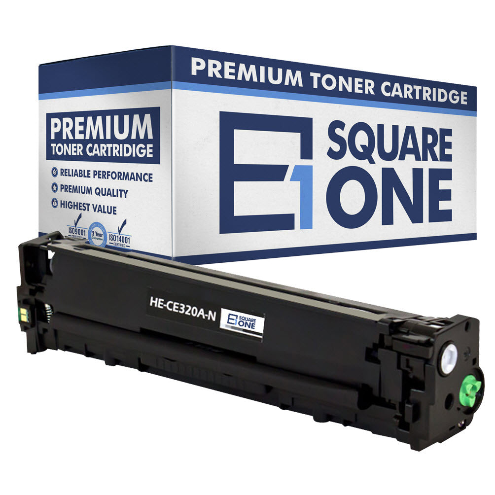 eSquareOne Compatible Toner Cartridge Replacement for HP 128A CE320A (Black, 1-Pack)