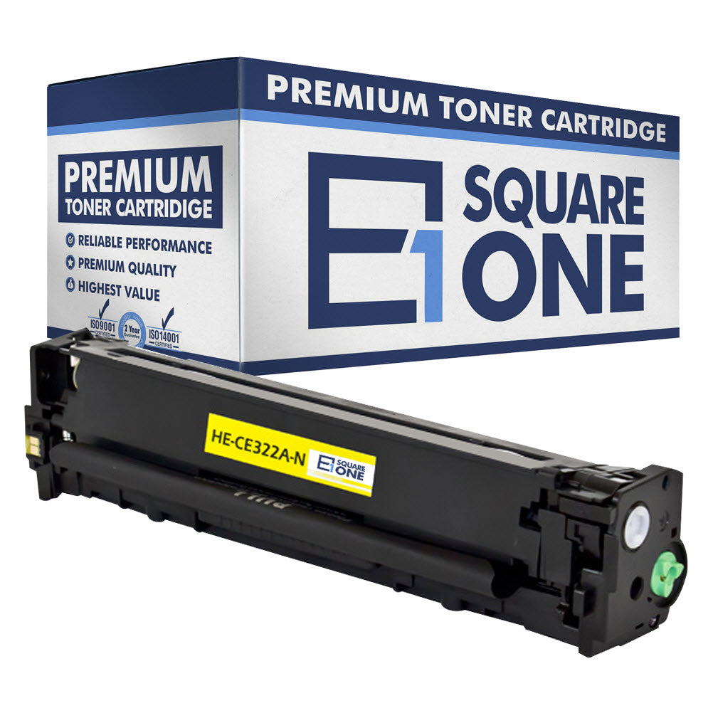 eSquareOne Compatible Toner Cartridge Replacement for HP 128A CE322A (Yellow, 1-Pack)