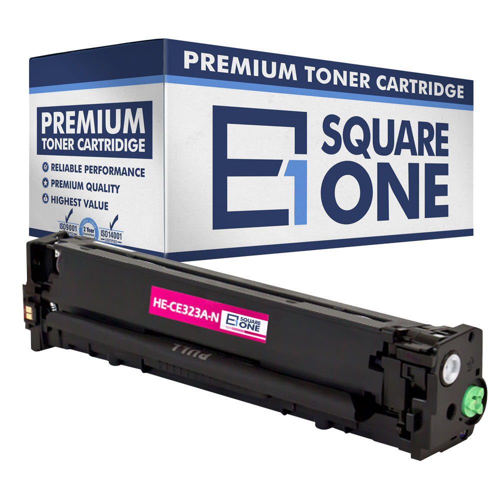 eSquareOne Compatible Toner Cartridge Replacement for HP 128A CE323A (Magenta, 1-Pack)