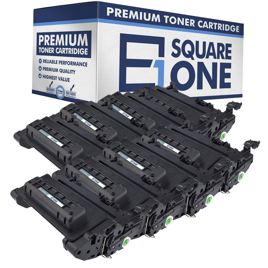 eSquareOne Compatible Toner Cartridge Replacement for HP 90A CE390A (Black, 8-Pack)