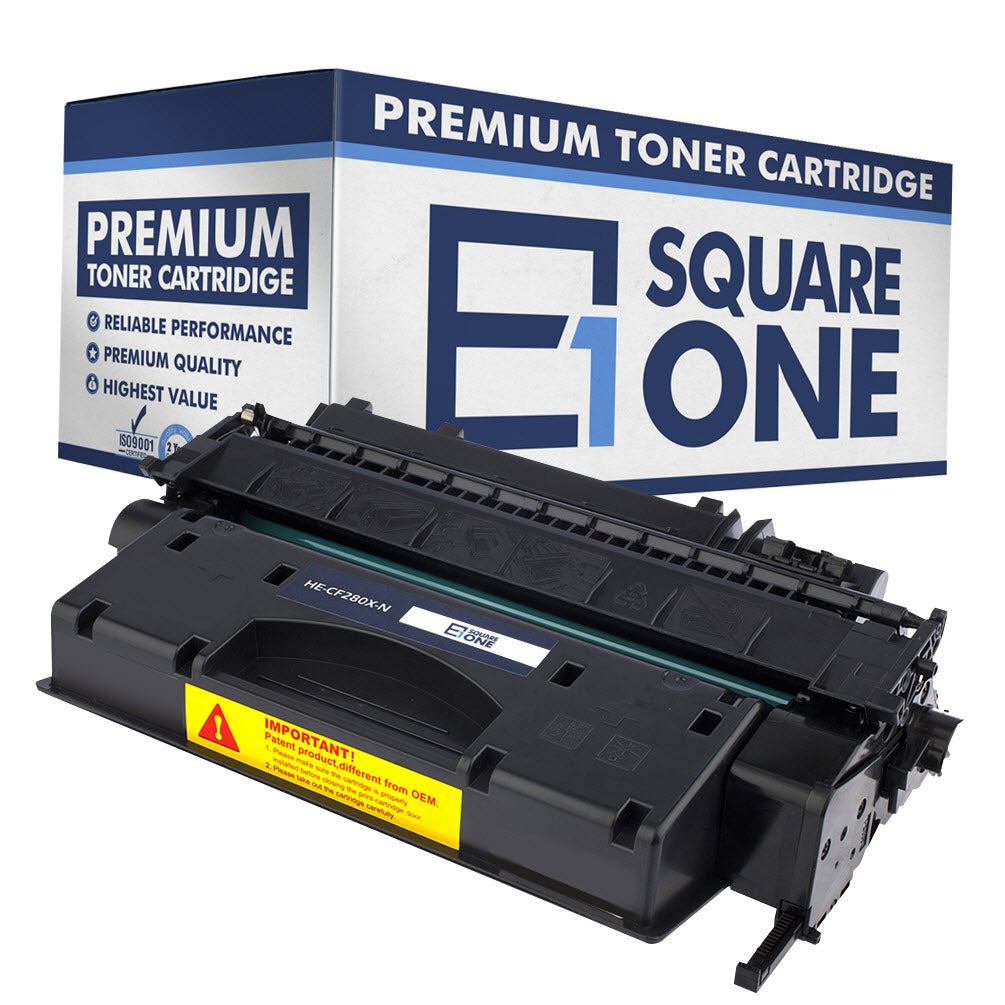 eSquareOne Compatible High Yield Toner Cartridge Replacement for HP 80X CF280X (Black, 1-Pack)