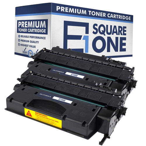 eSquareOne Compatible High Yield Toner Cartridge Replacement for HP 80X CF280X (Black, 2-Pack)