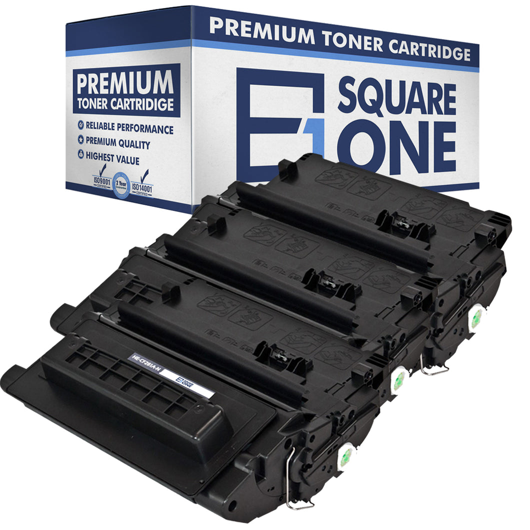 eSquareOne Compatible Toner Cartridge Replacement for HP 81A CF281A (Black, 3-Pack)