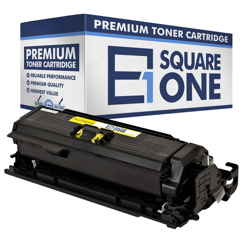 eSquareOne Compatible Toner Cartridge Replacement for HP 654A CF332A (Yellow, 1-Pack)