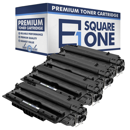eSquareOne Compatible Toner Cartridge Replacement for HP 16A Q7516A (Black, 4-Pack)