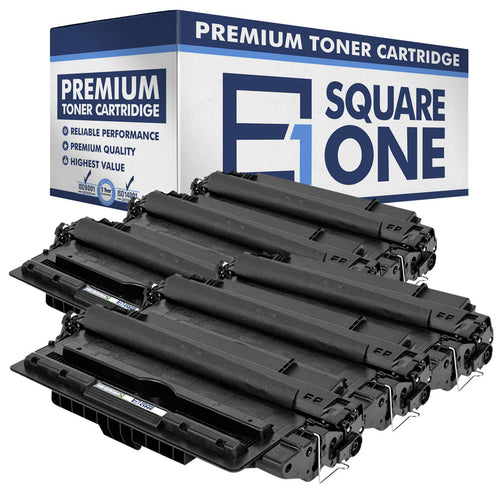 eSquareOne Compatible Toner Cartridge Replacement for HP 16A Q7516A (Black, 6-Pack)