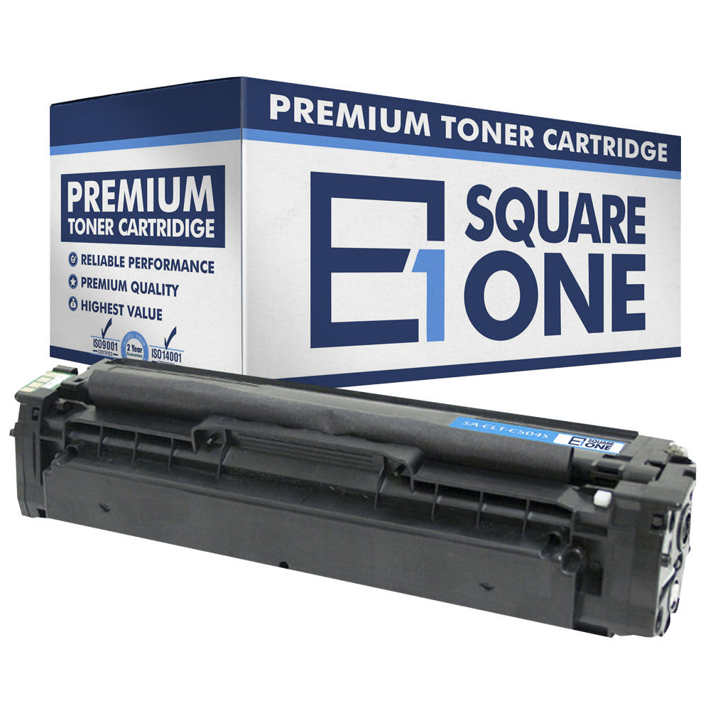 eSquareOne Compatible Toner Cartridge Replacement for Samsung CLT-C504S C504 (Cyan, 1-Pack)