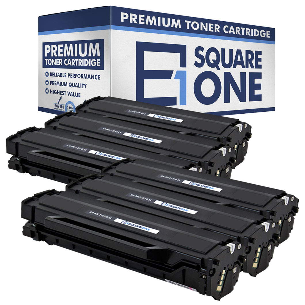 eSquareOne Compatible Toner Cartridge Replacement for Samsung MLT-D101S (Black, 6-Pack)